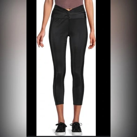 NWT Free People FP Movement You Glow Girl Leggings Black Size S Retail $118 - Picture 4 of 7